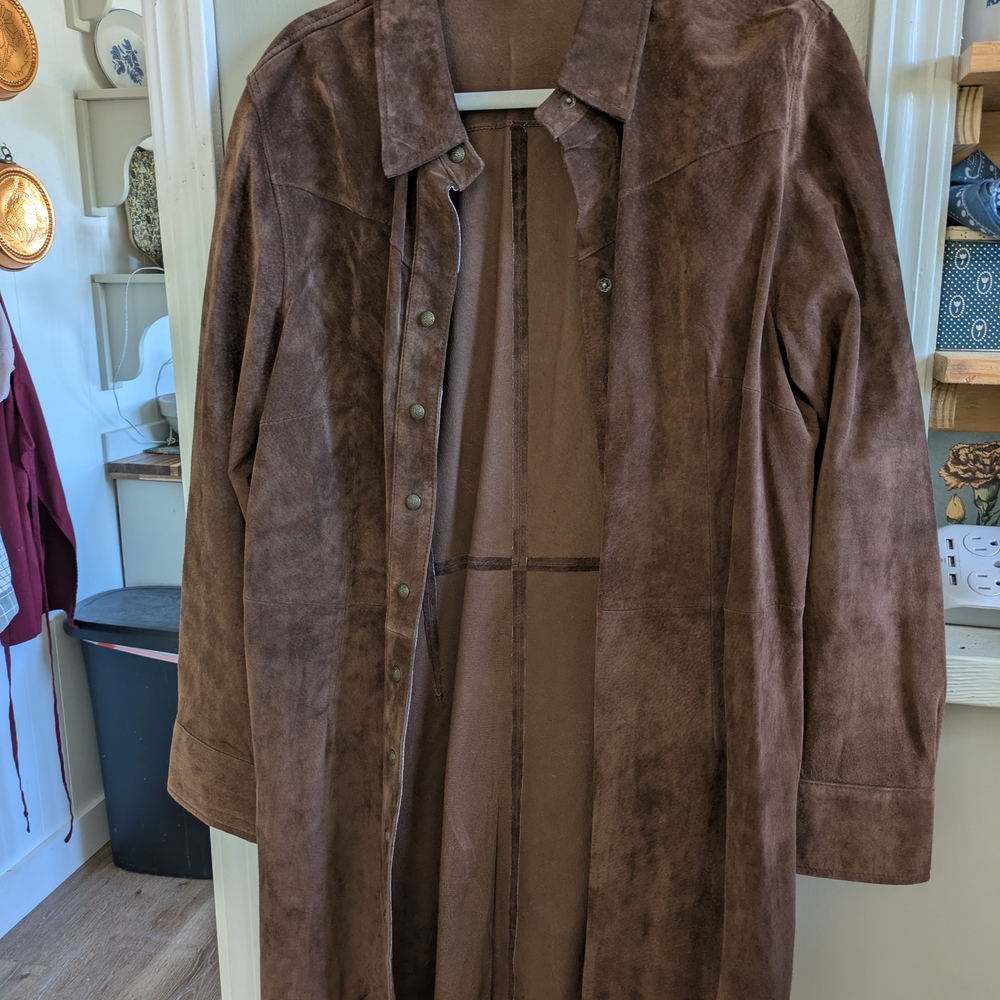 Coldwater Creek Brown Leather Jacket